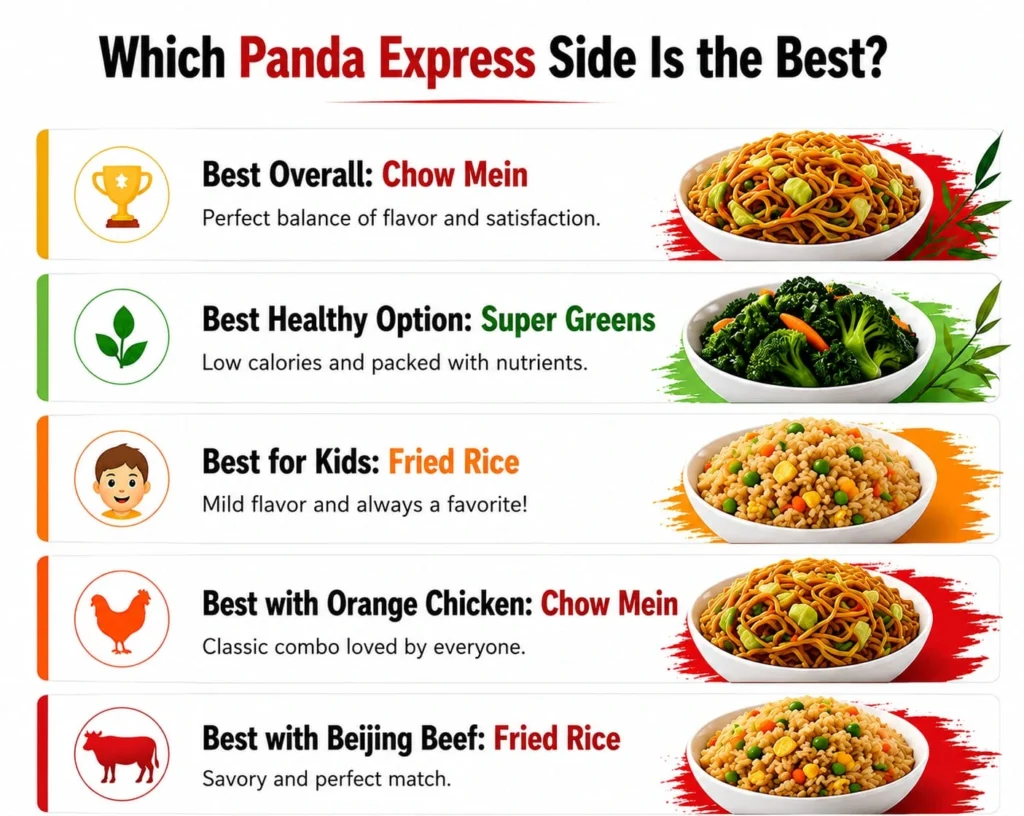 Panda Menu Sides Blog 3 Healthiest Panda Express Side featuring Super Greens with low calories and fresh vegetables